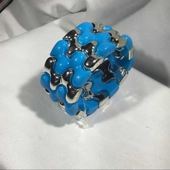 Expandable Geometric Beaded Bracelet (UC3) - Picture 3 of 7